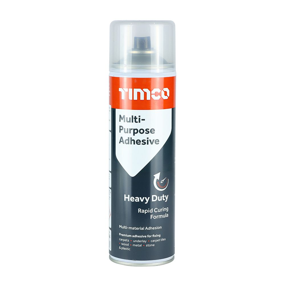 Timco Multi-Purpose Premium Adhesive Spray GLUE Van 500ml 247544