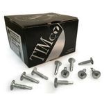 Timco 4.8 x 22mm Metal Construction Sheet & Framing Screws PH Silver Organic (200/Box) 22LPW