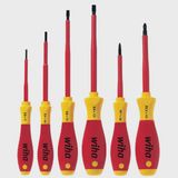Wiha Slotted Pozi Screwdriver Set 6 Piece WHA-25477