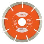 Timco 115mm Segmented Mortar Raking Diamond Blade MRE115