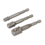 Sealey AK4929 Power Tool Socket Adaptor Set of 3 Piece