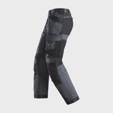 Snickers AllroundWork Full Stretch Trousers with Holster Pockets Black - 32" Leg 33" Waist 62710404048