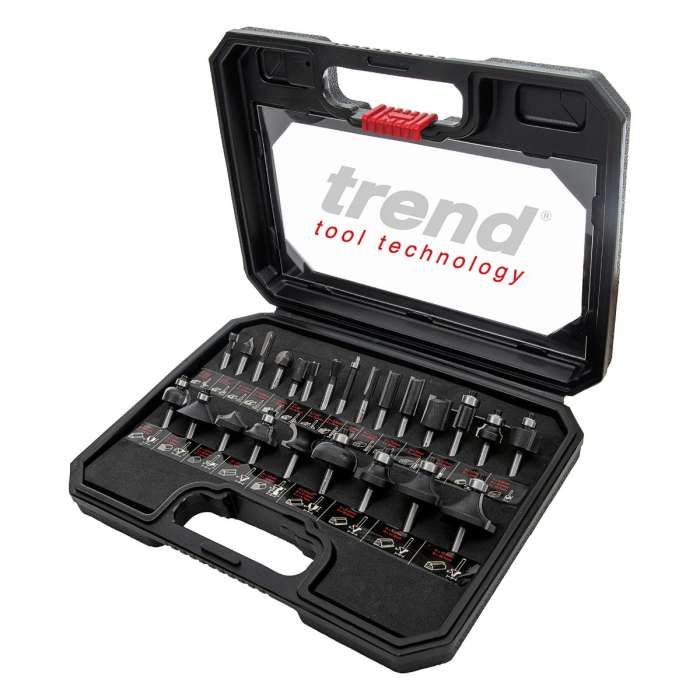 Trend 1/4" Starter Cutter Set 24 Piece SET/SS24X1/4TC