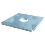 Timco M10 x 50 x 50 x 3 Square Plate Washer BZP(2/Pk) Zinc 1050WHSPZP