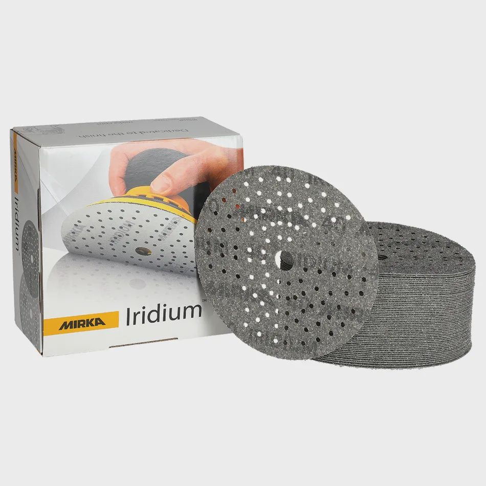 Mirka 150mm IRIDIUM Grip 121H 40 Pack of 50 246CH05040