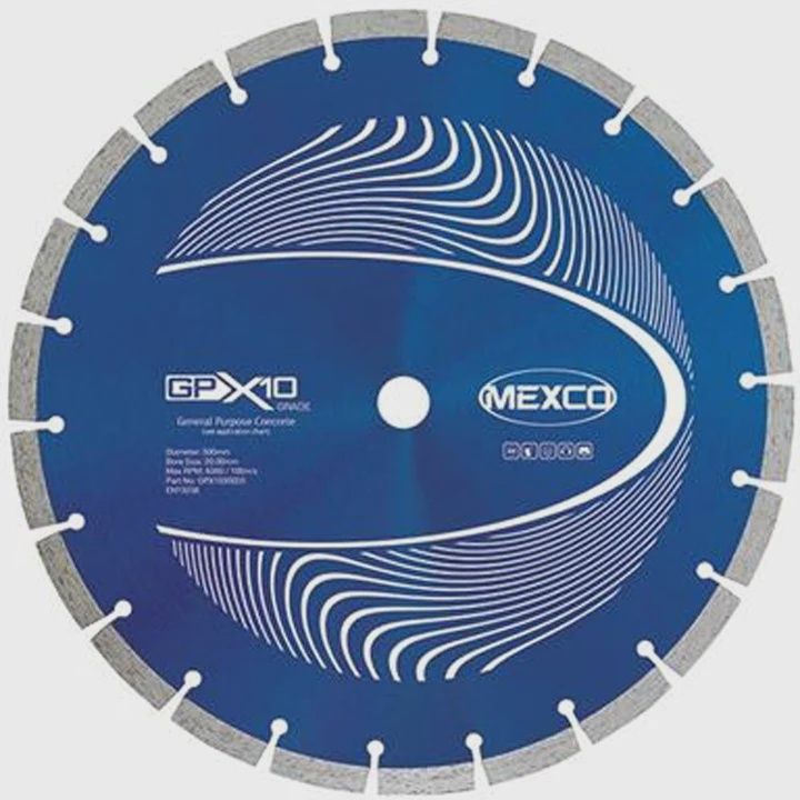 Mexco 115mm Concrete Professional Grade Diamond Blade Cutting Disc GPX1011522