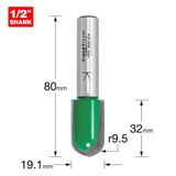 Trend 1/2" Draining Groove Router Cutter 19mm x 32mm C056AX1/2TC