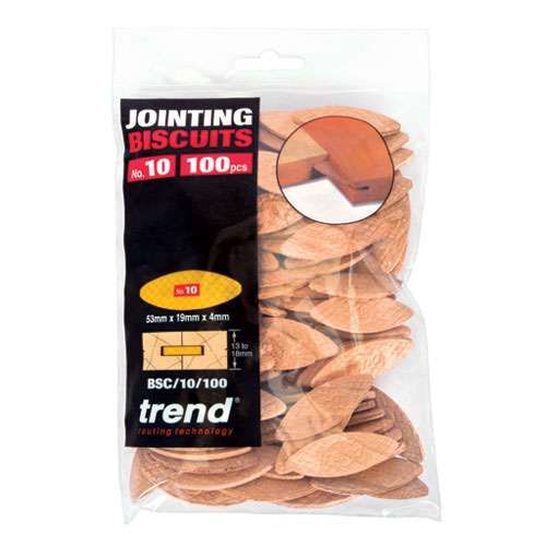 Trend No 10 Size Compressed Beech Biscuits - 100 pack BSC/10/100