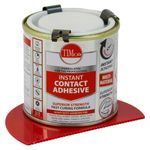 Timco Instant Contact Adhesive 250ml High Strength Bond Rubber Based 247235