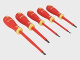 Bahco B220.015 VDE Insulated Screwdriver 5 Piece Set Slotted/Pozidriv 1000V BAHCOFIT BAHB220015