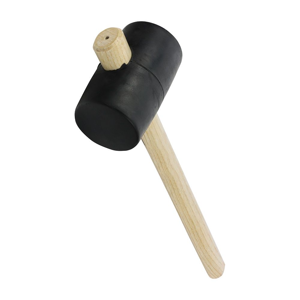 Timco 16oz multi-purpose Rubber Head Mallet Black 468267