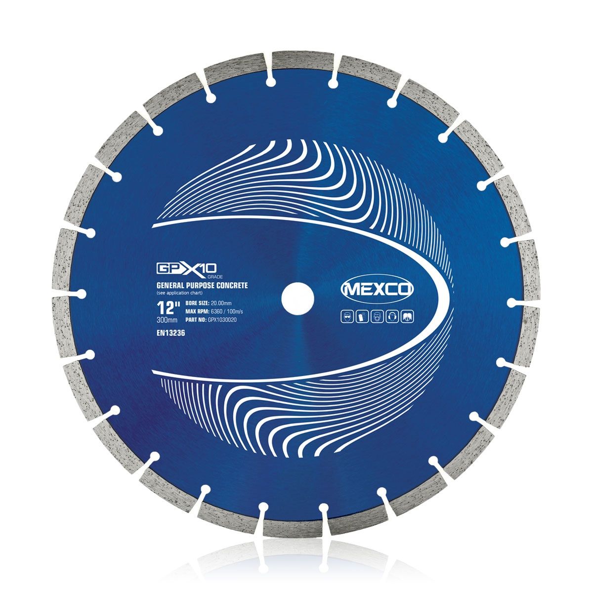 Mexco 300mm Concrete Professional Grade Diamond Blade Cutting Disc GPX1030020