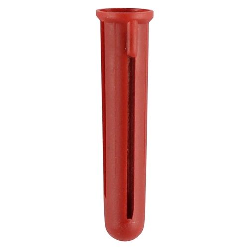 Timco 30mm Red Plastic Plug Concrete & Masonry (100/Box) RPLUG