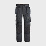 Snickers AllroundWork Stretch Trousers with Holster Pockets Steel Grey - 32" Leg 36" Waist 62415804052