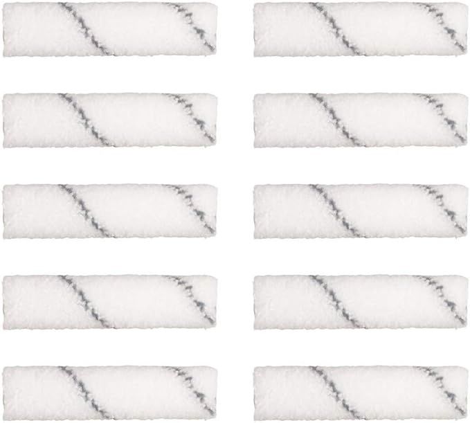 Harris 4" Pack of 10 Short Pile Roller Sleeves Seriously Good For Walls & Ceilings 102012201