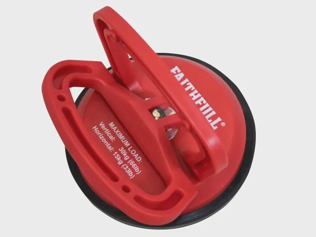 Faithfull 120mm Single Pad Suction Lifter Easy Handling FAISUCPAD