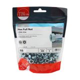 Timco Hexagonal Full Nut (DIN 934) Zinc M8 (300/TimBag) 8HNUTZB