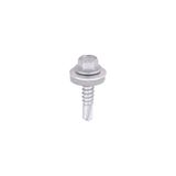 Timco Metal Construction Light Section Screws Hex EPDM Washer Self-Drilling Exterior Silver Organic 5.5 x 25mm L25W16B