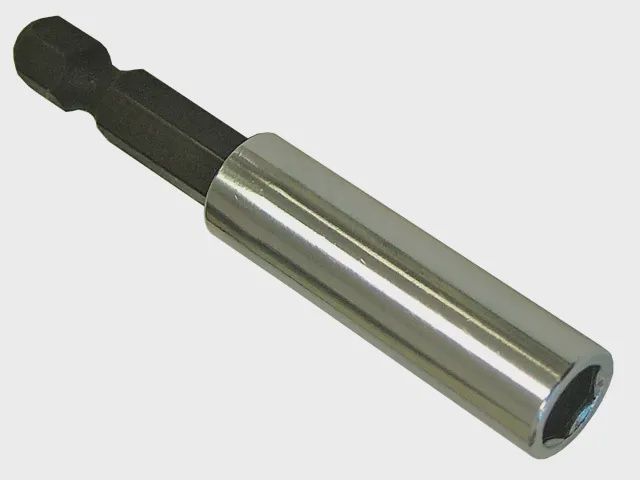 Faithfull  1/4" 60mm Strong Magnetic Bit Holder Standard FAISBMBHSTD
