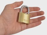Faithfull 40mm Brass & steel shackle Padlock Lock Features 3 Keys FAIPLB40