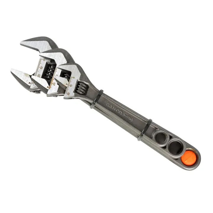 Bahco 3 Piece Adjustable Wrench Set High-Performance &amp; Durable Wrenches for Versatile Use XMS26ADJ3