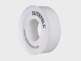 Faithfull 12mm x 12m P.T.F.E Tape White Plumbers & Heating Engineers FAITAPEPTF10