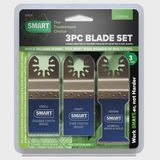 Smart H3MAK 3 Piece Trade Series Universal Multi Tool Blade Set