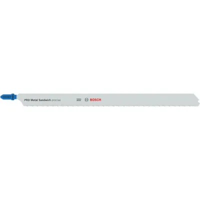 Bosch 2608655115 PRO Metal Sandwich T1018AFP Jigsaw Blade, 250 mm, 5 pcs
