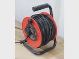 Faithfull 25m 13A 2-Socket Power Plus Open Drum Cable Reel 240V FPPCR25M