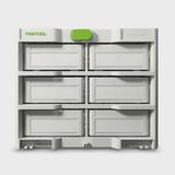Festool SYS3-RK/6 M 337-Set Systainer³ Rack - 577816