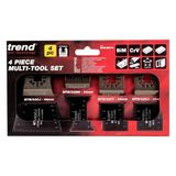 Trend High-performance Universal Multi-Tool Blade Set 4pc MTB/SET/4