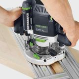 Festool OF 2200 EB-Plus 1/2" Router Cutter 230V GB - 576218 With Router Accessories Set 5768320