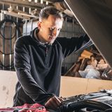 Timco Half Zip Overhead Fleece -Black Half-length front zip Large HZOFBL