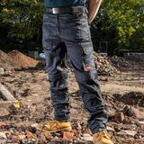Timco W36 L30 Workman Multi-Purpose Work Trousers Grey/Black WTGBK3630
