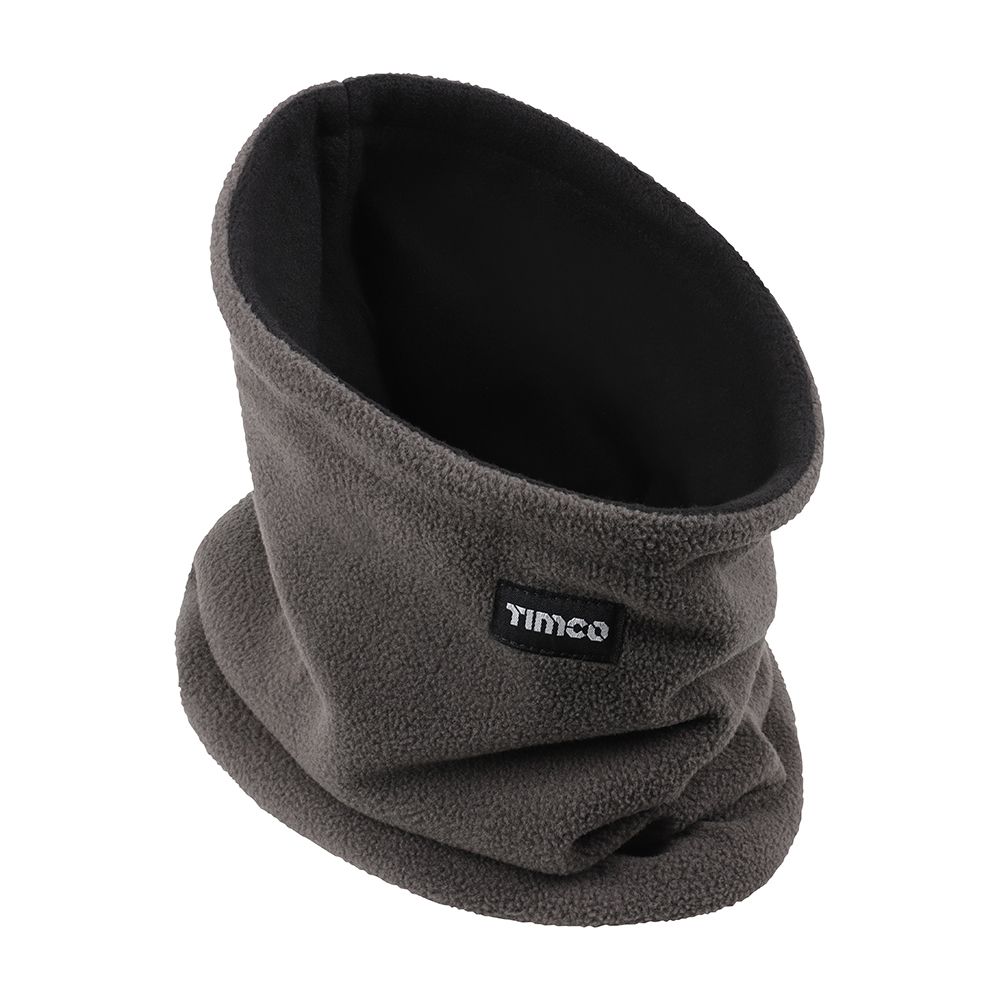 Timco One Size Fleece Neck Warmer Elasticated Fit NWGREY