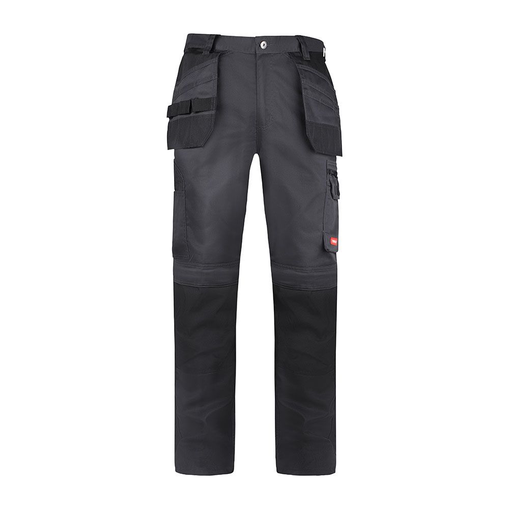 Timco W32 L30 Workman Multi-Purpose Work Trousers Grey/Black WTGBK3230