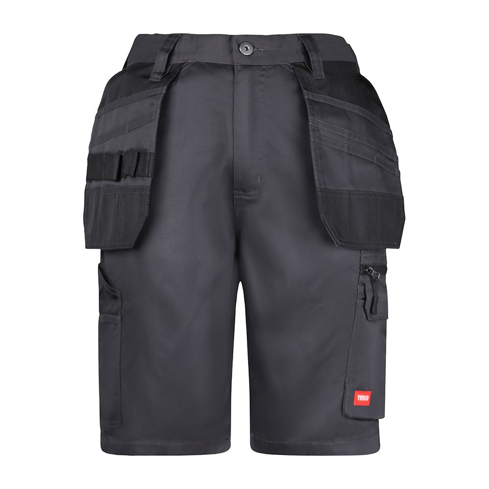 Timco W32 Workman Multi-purpose work Shorts Grey/Black WSGBK32