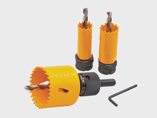 Faithfull 3 Piece Quick Change bi-metal Holesaw Set XMS25HOLESAW