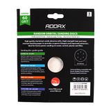Timco 150mm Random Orbital Sanding Discs 60 Grit Red 231084