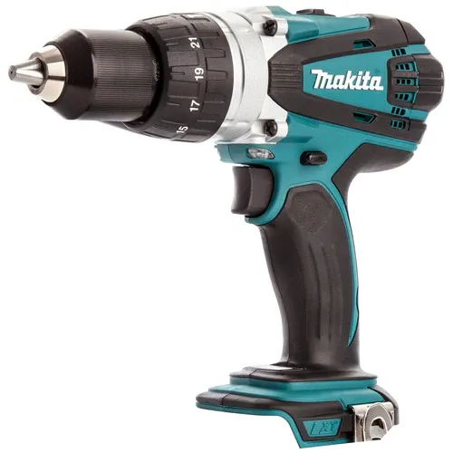 Makita 2 Piece 18V LXT Combi Drill &amp; Angle Grinder 115mm Body Only