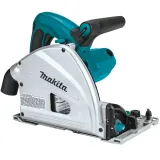 Makita SP6000J1/1 110V 165mm Plunge Saw with 2 x Rails, Connector Bar, Clamp & Bag