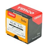 Timco 5.0 x 60mm Solo Chipboard & Woodscrews Industry Pack PZ Double Countersunk Yellow 50060SOLOIND