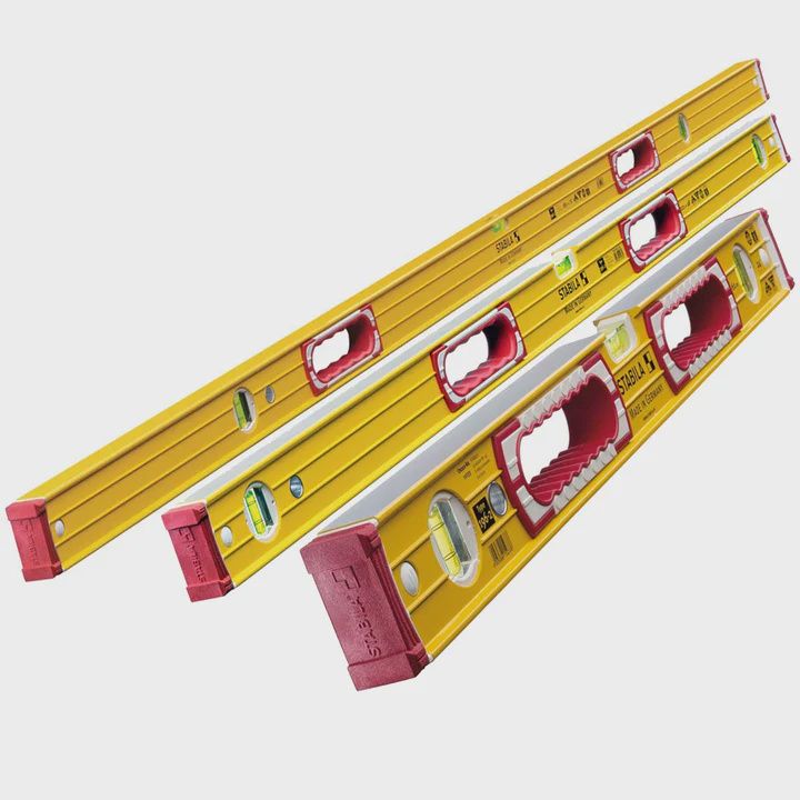 Stabila STB196-2-TRIO 196-2 60cm, 120cm & 180cm Spirit Level 3 Vial