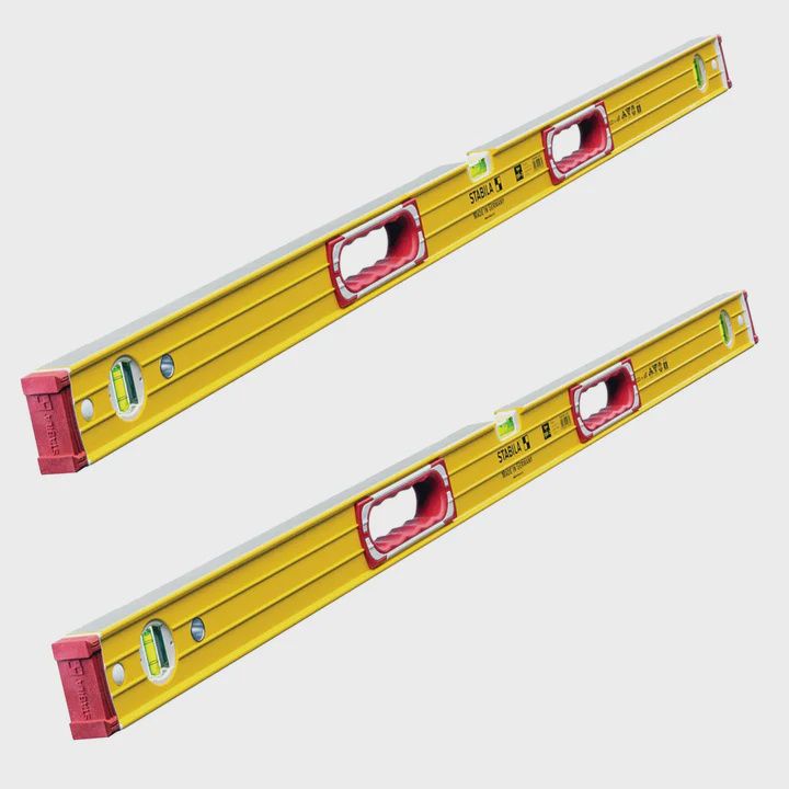 Stabila STB1962120 122cm/48in Spirit Level 3 Vial - 15236 Pack of 2