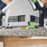 Festool TSC 55 KEB-Basic-5,0 GB 18V BL Plunge-Cut Saw - 577589 With 2 x 5.0Ah Batteries, Charger & 1 x Guide Rail Kit