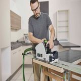 Festool TSV 60 KEBQ-Plus 230V GB Plunge-Cut Saw - 576733 With 2 x Guide Rail, Connector, Clamp & Bag