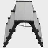 Excel Aluminium Stool Ladder 4 Tread with Work Bench Folding Hop Up 600mm