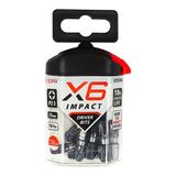 Timco No.3 x 25mm Impact Driver Bits PZ Handy Bit Pack 3PZ25X6