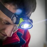 Sealey HT400LED Rechargeable Head Torch with Auto-Sensor 5W & 3W COB LED