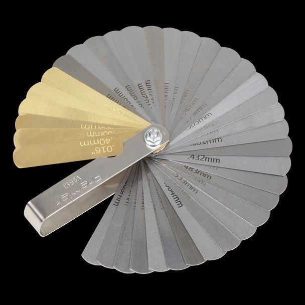 Sealey Premier Combination Steel/Brass Dual Marked Feeler Gauge 36 Blade